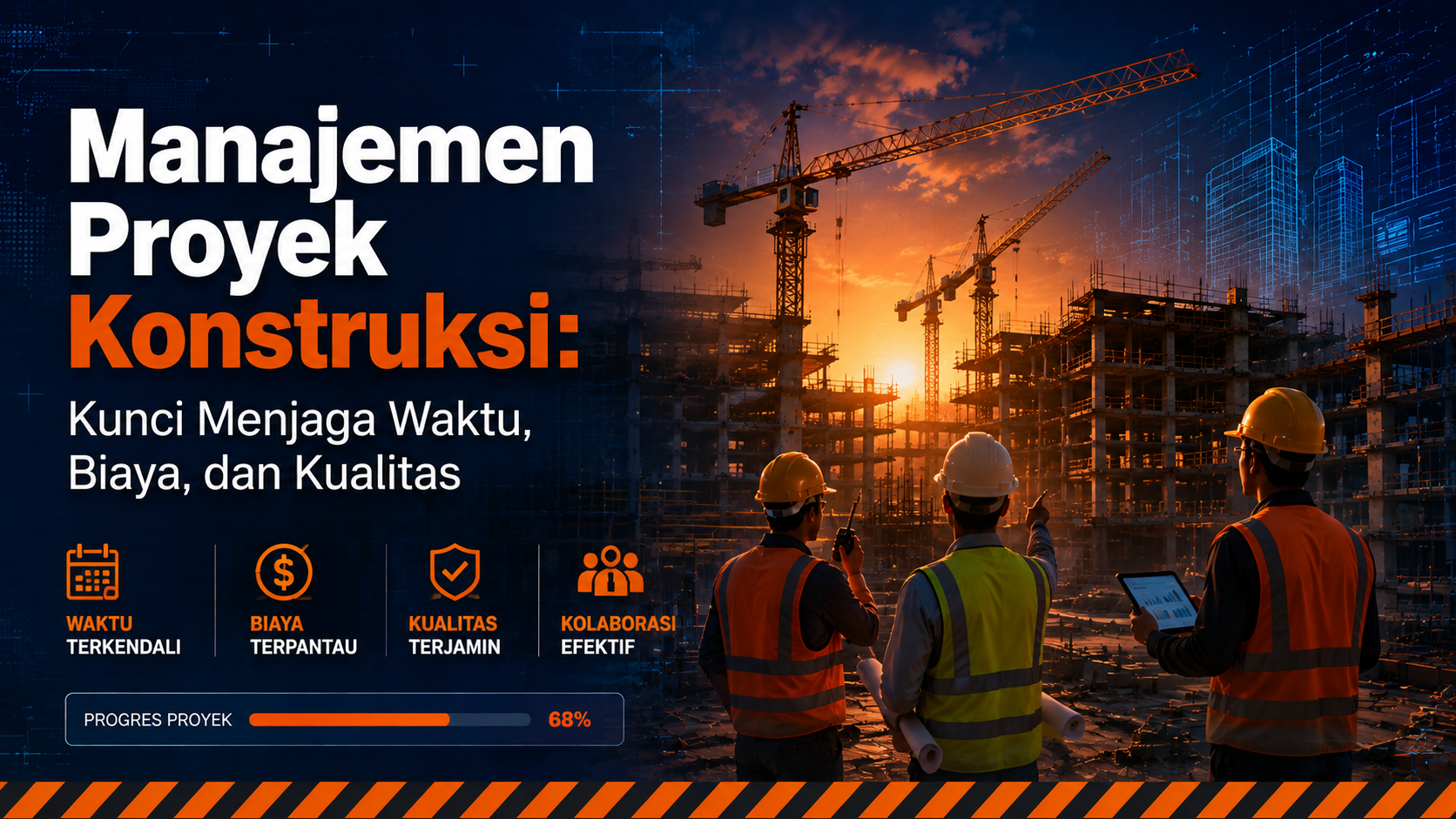 Manajemen Proyek Konstruksi: Kunci Menjaga Waktu, Biaya, dan Kualitas